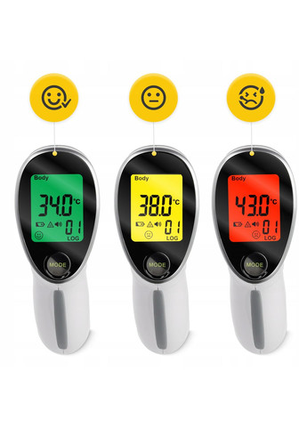 Термометр безконтактний MED+ інфрачервоний (P5905973402064) 4FIZJO P-5905973402064 (315348571)