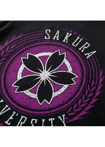 Худи мужское с принтом Наруто Sakura Univesity Размер 44 Anime1191 No Brand (378369241)