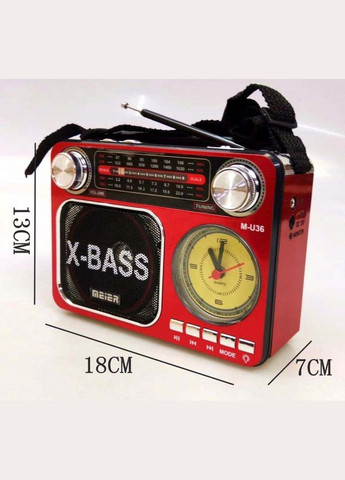 Радиоприемник в стиле Ретро аккумуляторный bluetooth M 35 BT USB+SDT USB+SD No Brand (319159267)