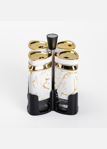 Набор банок для специй 4 шт. 120 мл карусель для хранения специй. Yiwu (322654057)