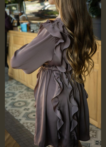 Коричневое платье подростковое IRmAS (326766601)