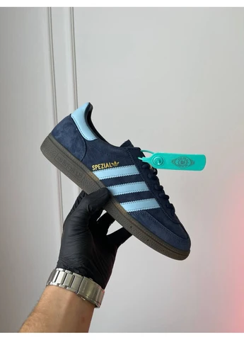 Кросівки жіночі і чоловічі Adidas Spezial Handball blue | Адідас Спеціал сині No Brand сині демісезони (355339559)
