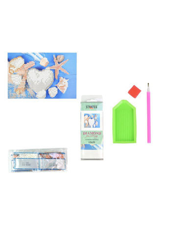 Алмазная мозаика без подрамника "Райские подводные сокровища" YAB29687, Strateg (367961547)