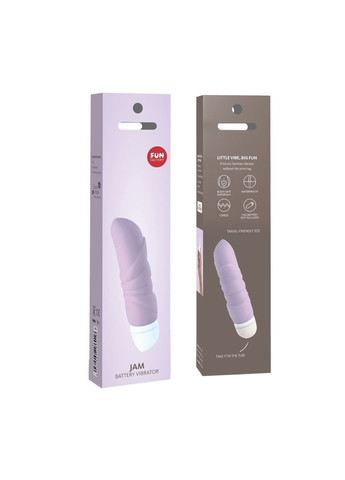Мінівібратор JAM, бузковий, підходить для клітора, рельєфний Fun Factory (315498276)