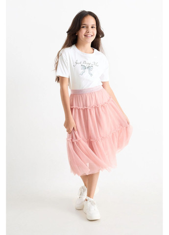 Комбинированная демисезонная комплект футболок из хлопка (2шт.) C&A