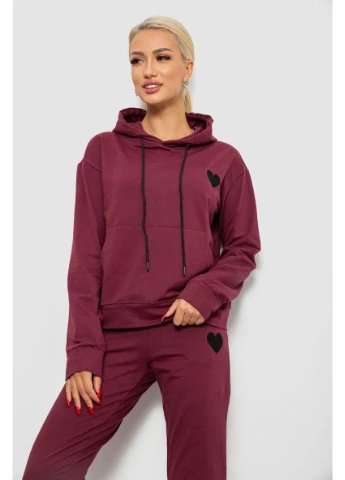 Спортивный костюм женский двунить, цвет сливовый, 214R1419-004 Ager (386343536)