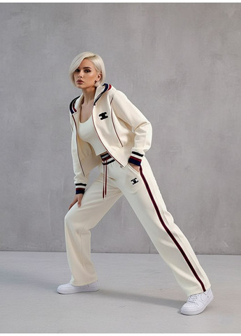 Жіночий білий трикотажний костюм Білий Number Nine (363261669)