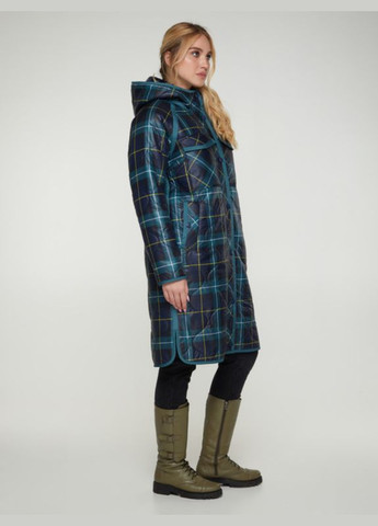 Синє демісезонне Пальто Сарбона Mirage