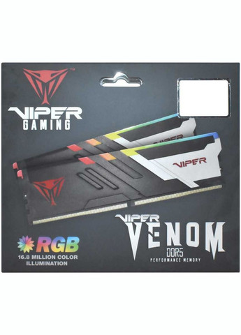 Модуль памяти DDR5 2x16GB/6800 Viper Venom RGB (PVVR532G680C34K) Patriot (364861410)