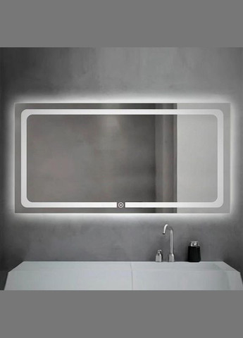 Дзеркало LED DE-M3031 80смх65см сенсорне включення + підігрів Dusel (316720355)