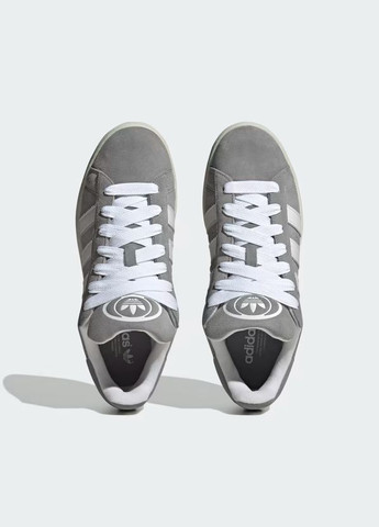 Серые кроссовки campus 00s grey white gum - hq8707 44 - 28 см No Brand