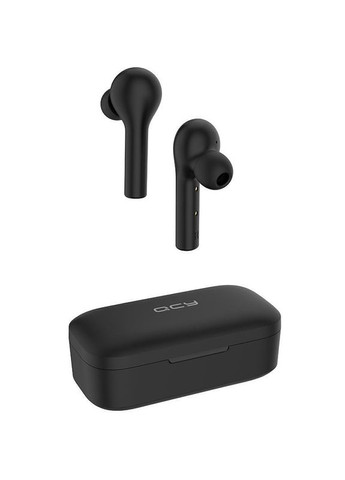 Гарнітура стерео Bluetooth 5.0 T5 бездротові навушники TWS чорні QCY (280877935)