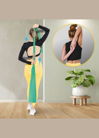 Лента-эспандер для спорта и реабилитации Flat Band 30 м 5-8 кг Green () 4FIZJO P-5907739311184 (340459260)