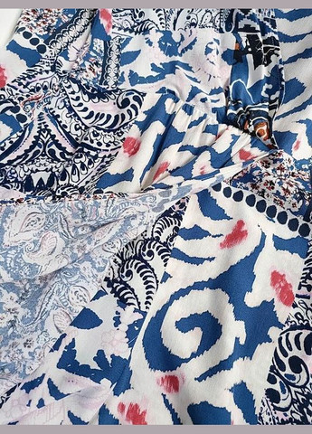 Короткий комбінезон із принтом Zara синій