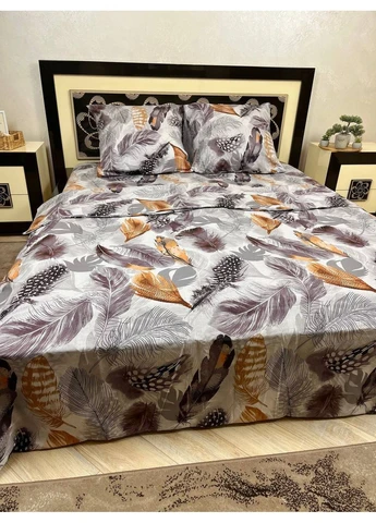 Евро простынь на резинке 160х200х20 бязь Premium No Brand (393640876)