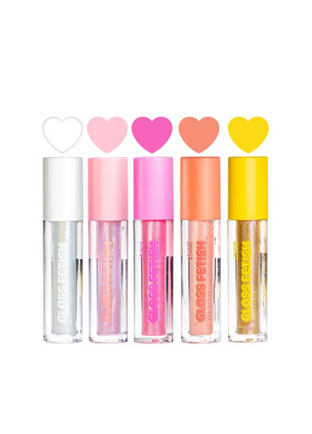 Блеск для губ прозрачный голографический Gloss Fetish Colour Intense (334714438)