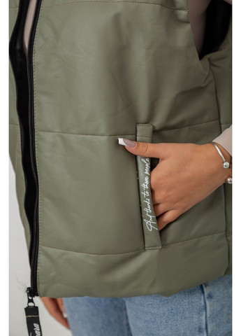 Жилет женский демисезонный экокожа Ager 257R98 (363853604)