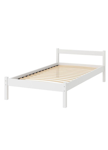 Односпальне дерев'яне ліжко MG01 RAL 9003 90х200 см (MBG-21877) Mebigrand (366027677)