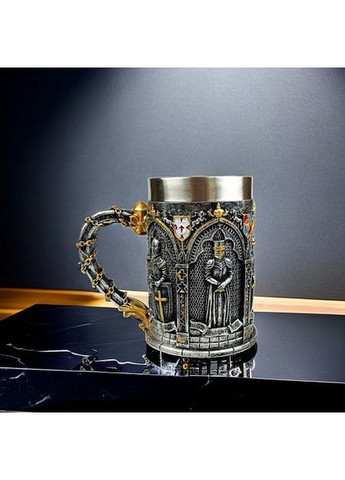 Креативная пивная кружка ручной работы с 3D-изображением Средневекового рыцаря королевской гвардии No Brand (332954958)