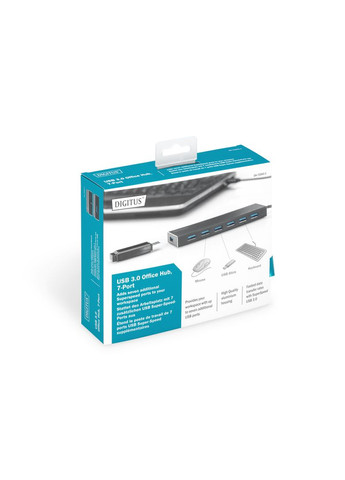 Концентратор USB 3.0 Hub, 7 Port Digitus (315502472)