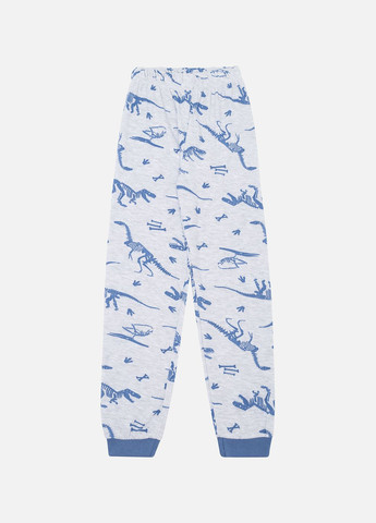 Синяя всесезон пижама с длинным рукавом для мальчика цвет синий цб-00245349 Supermini