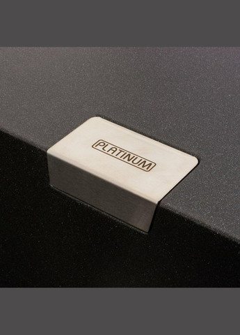 Гранітна мийка для кухні 8650 DIAMOND матовий Моріон Platinum (342071796)