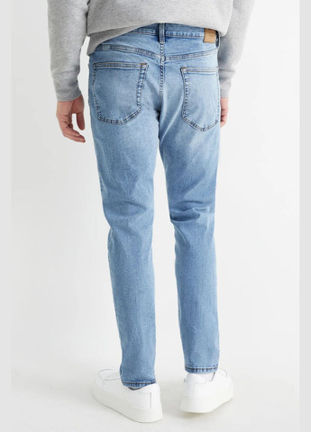 Голубые демисезонные джинсы tapered C&A