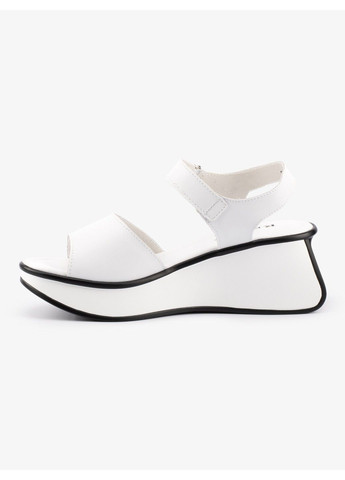 Белые женские босоножки 1101102 Renzoni на липучке