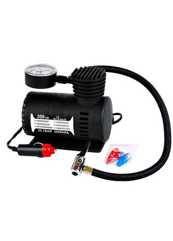 Компресор автомобільний 12 В від прикурювача для підкачування шин м'ячів матраців No Brand (371644340)