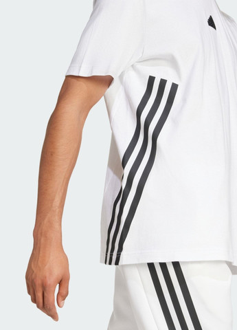Біла футболка future icons 3-stripes adidas
