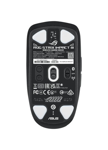 Мишка ROG Strix Impact III Wireless/Bluetooth Black (90MP03D0-BMUA00) Asus (305571901)