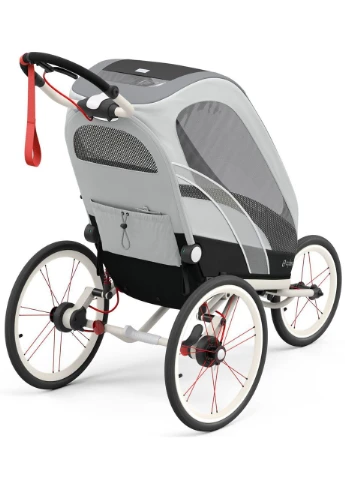 Спортивная прогулочная коляска Sport Zeno Medal Grey на кремовом шасси с оранжевыми деталями Cybex (363258522)