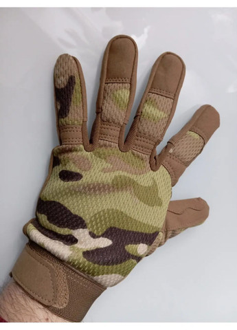 Тактические военные перчатки в цвете мультикам No Brand (367165455)