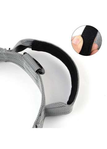 Нашийник для собак, світловідбиваючий для середніх і великих порід, Сірий M (33-42 см) Berry (299915281)