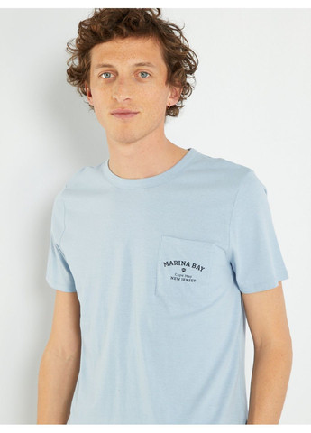 Пижама (комплект),голубой с принтом, Kiabi (360725318)