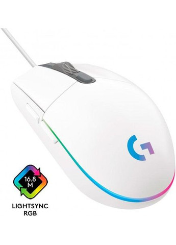Мышь G102 Lightsync White (910-005824) Logitech (332969587)
