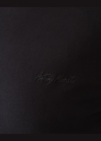 Черная футболка-футболка мужская для мужчин Antony Morato