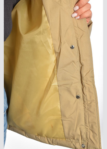 Оливкова демісезонна куртка жіноча демісезонна оливкового кольору Let's Shop