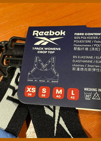 Спортивний бюстгальтер топ майка футболка Reebok Dollie (296660707)
