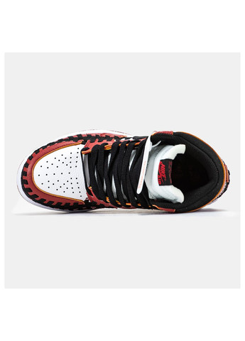 Комбіновані Осінні кросівки чоловічі Nike Air Jordan 1 Retro x Union L.A