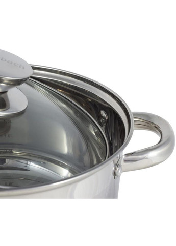 Кастрюля из нержавеющей стали 3400 мл с крышкой для готовки и запекания термостойкая кастрюля Ofenbach (368987533)