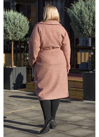 Персиковое демисезонное Пальто Zemal