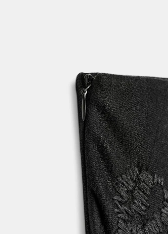 Черная однотонная юбка Zara