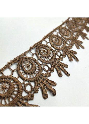 (1 метр) Мереживо макраме Sindtex 5см колір - коричневий (26М-H1931М-16) Plus-plus (352749899)
