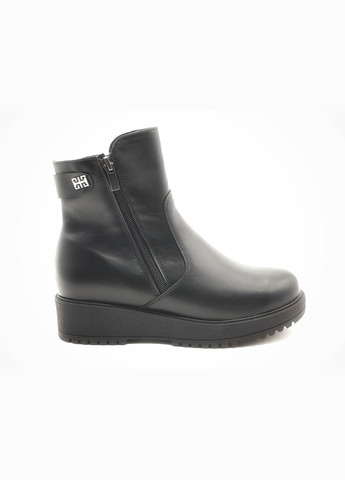 Осенние женские ботинки зимние черные кожаные fs-17-1 23,5 см (р) Foot Step