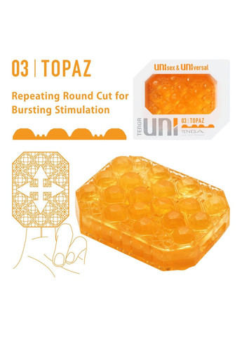 Мастурбатор UNI Topaz Tenga (348517988)
