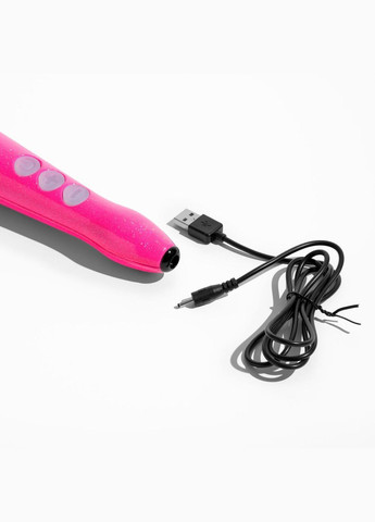 Вибромассажер Die Cast 3R Hot Pink, очень мощный, перезаряжаемый, металлический корпус Doxy (334285640)