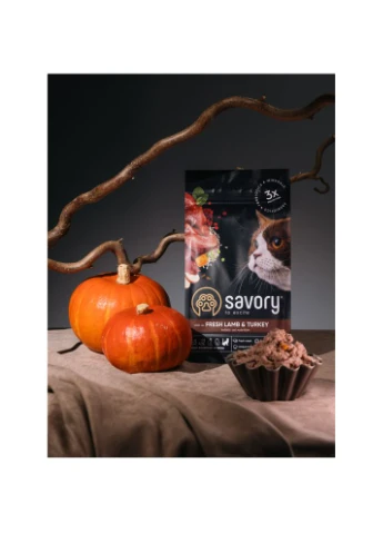Корм сухий Adult Cat Sensitive Digestion Fresh Lamb and Turkey для дорослих котів з чутливим травленням зі свіжою ягн Savory (362701679)