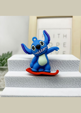 Лило и Стич фигурки брелки Lilo and Stitch мини детский игровой набор 9 шт резиновых фигурок 6 см Shantou (315724822)