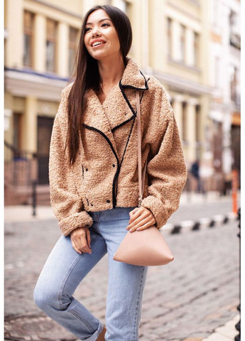 Шкіряна жіноча сумка-косметичка Піраміда світло-бежева BlankNote (348359127)